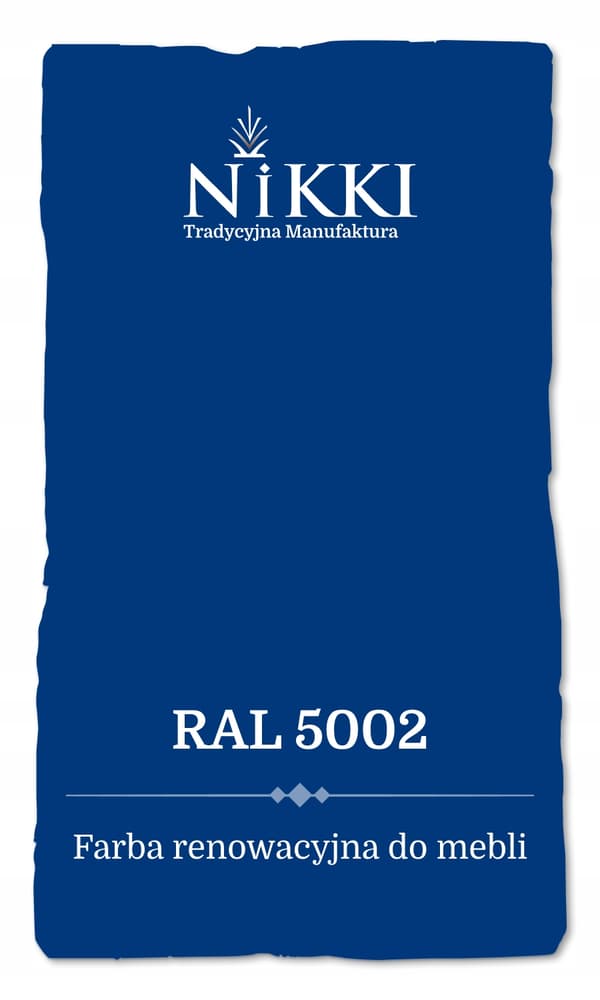 Maling til køkkenfronter ultramarin blå RAL5002 semimat 1L