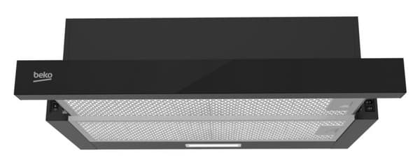BEKO HNT63322BH Sort teleskopisk emhætte