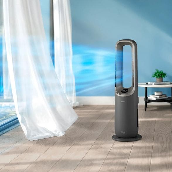 PHILIPS AMF970/10 Air Performer 9000-seriens luftfugter og -renser, ventilator- og varmefunktion, grå