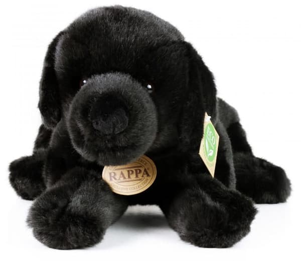 Rappa 221130 Plyshund - Sort Labrador 40 cm