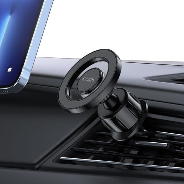 TECH-PROTECT N51 MAGNETISK MAGSAFE VENTILATIONSBILFÄSTE SVART