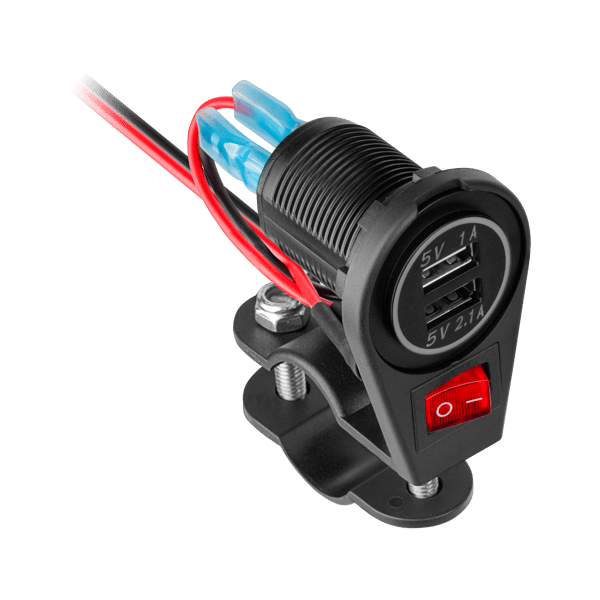 Peiying motorcykelförsörjning 2xUSB 3100 mA