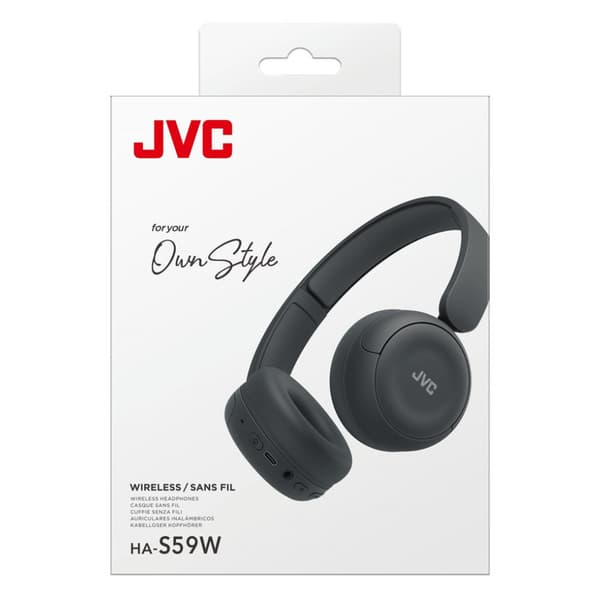 JVC HAS-59WBU On-Ear Hovedtelefoner Sort