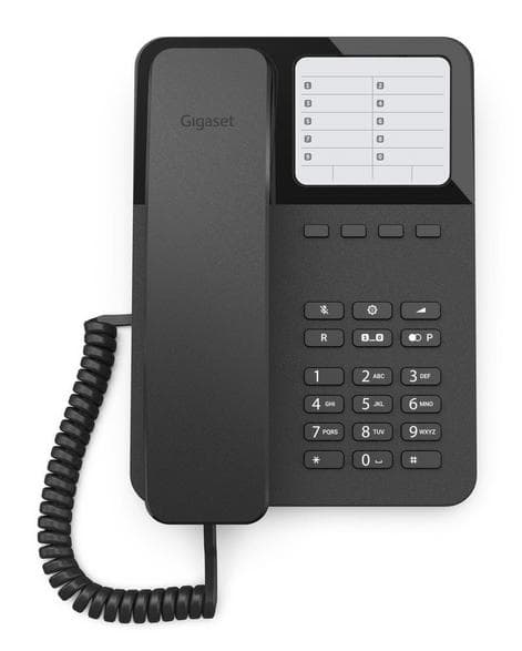 GIGASET Desk 400 musta lankapuhelin