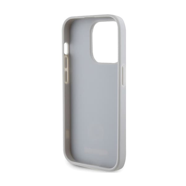 Guess 4G Strass Metal Logo - iPhone 15 Pro cover (sølv)