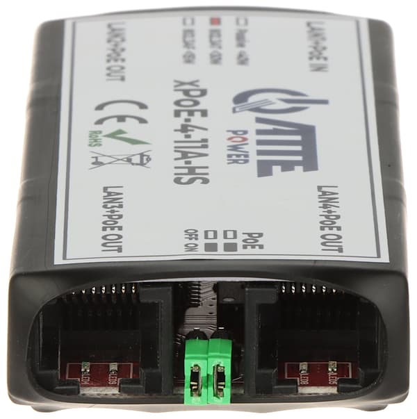 POE-SWITCH, FÖRLÄNGARE XPOE-4-11A-HS 4-PORTARS ATTENT