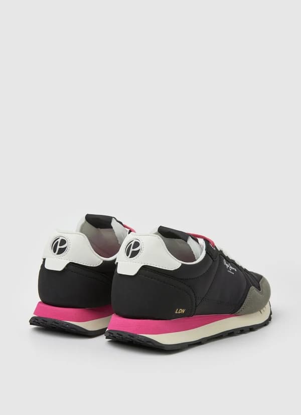 PEPE JEANS NATCH W DAME SORTE LAV SPORTSSKO 37 AWE