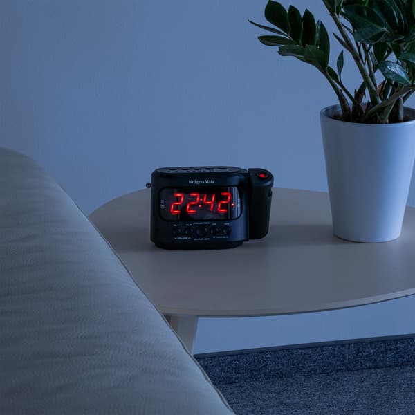 Radiovækkeur Kruger&Matz AM/FM timer snooze LED