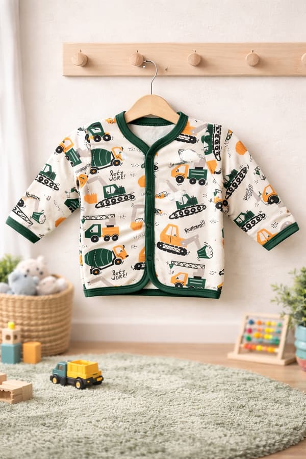 68 POJKJACKA, långärmad, EXCAVATOR GREEN