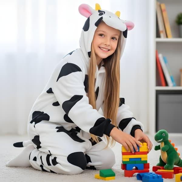 Kigurumi-pyjamas med elefant 105-115 cm