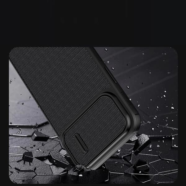 Nillkin Textured S Case iPhone 14 Plus Armored Case med Kameraskydd Svart