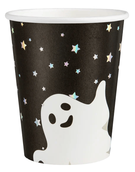Halloween spøgelse papkrus 220ml 6 stk