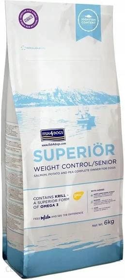 Fish4Dogs Superior Senior Tørfoder til Hunde 12 kg Laks