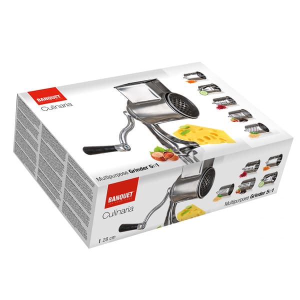 KVARN FÖR RIVNING AV GRÖNSAKER, NÖTTER, OST BANQUET