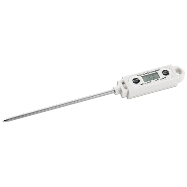 Elektronisk kødtermometer med indsætbar sonde 20 cm