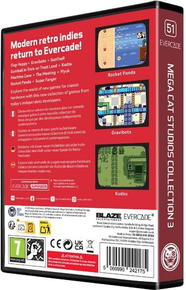 Evercade PLAION Mega Cat Studios Collection 3-spel