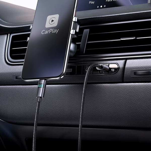 MCDODO-KABEL MED SKÄRM USB-C SNABBLADDNING USB TYP C 5A 66W 1M