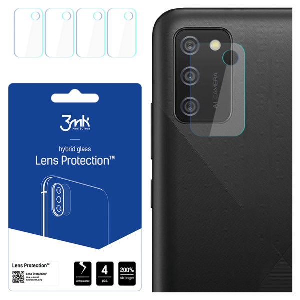 Samsung Galaxy M02s - 3mk linsebeskyttelse