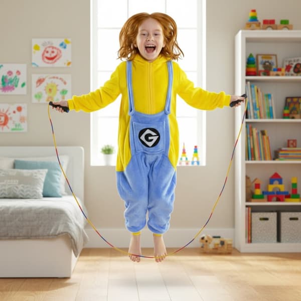 Gul heldragt børn 050pcN minion 146-152