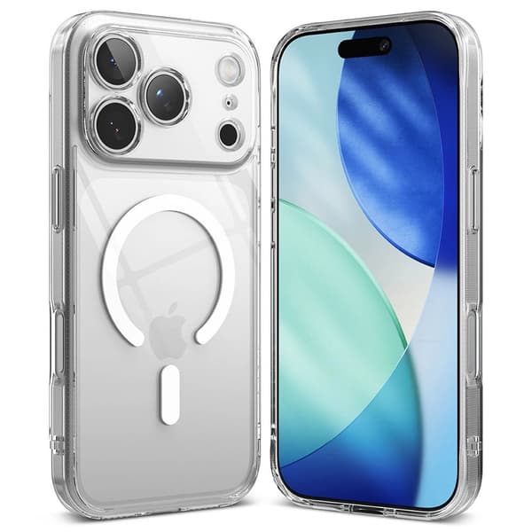 Ringke Fusion Magnetisk MagSafe-cover til iPhone 17 Pro - Klar