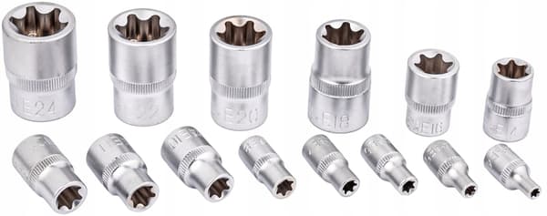 Interna Torx-socklar E4-E24