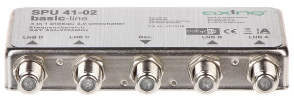 SPU-41-02 DiSEqC 2.0-AXELS SWITCH
