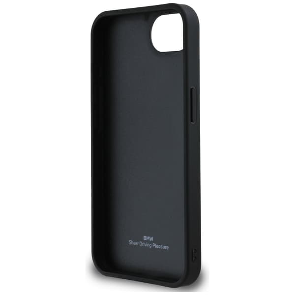 BMW Læderetui med Hot Stamp til iPhone 16e, Sort