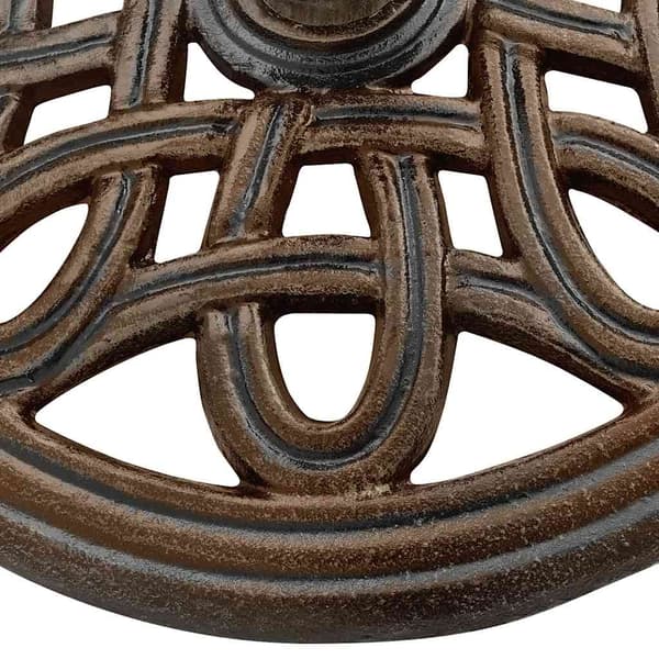 vidaXL paraplyfoplader, bronze, 40x40x32 cm, støbejern