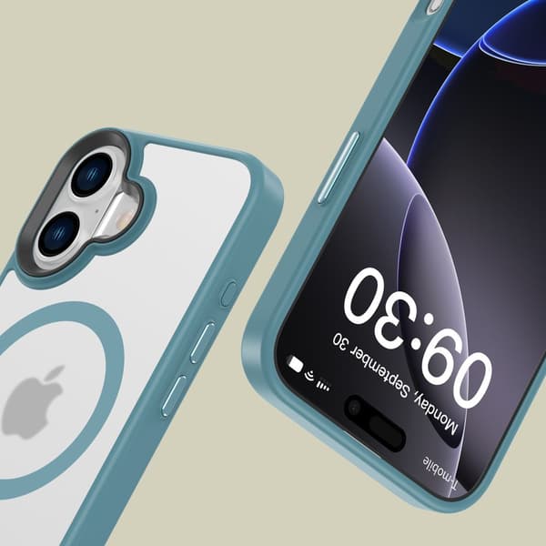 TECH-PROTECT MAGMAT MAGSAFE IPHONE 16 MAT BLÅGRØN