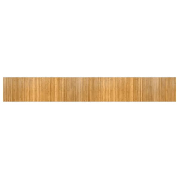 vidaXL Suorakulmainen matto, Luonnonvärinen, 70x500 cm, Bambu