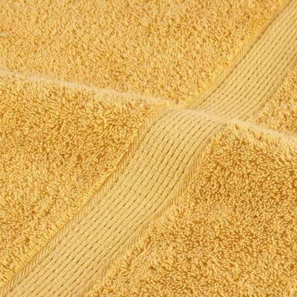 vidaXL Premium Håndklæder SOLUND, 2 stk., Guld, 100x200 cm