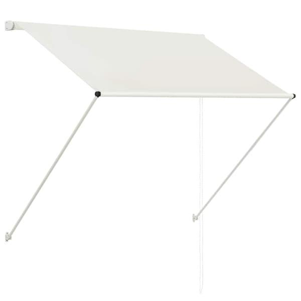 vidaXL Rullmarkis 100 x 150 cm krämfärgad