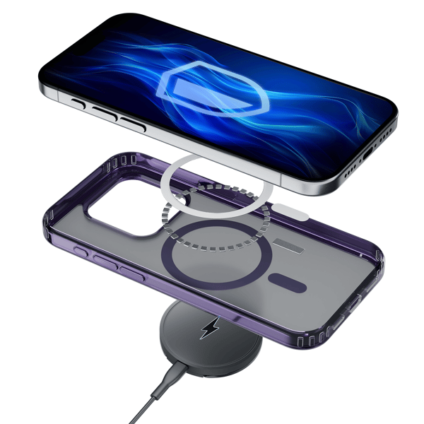 Apple iPhone 15 Plus - 3mk Frosty MagCase Lilla