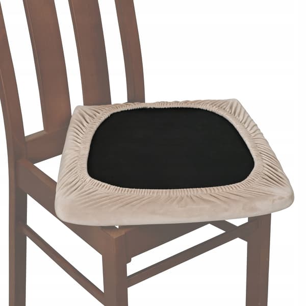 Tuolin istuimen peite sametti TESS vaalea beige