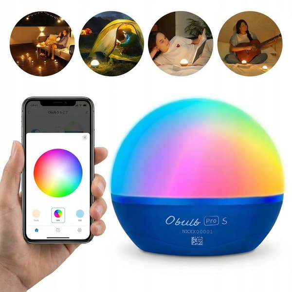 Olight Obulb Pro S blå lampe 240 lm 156 timer 1650 mAh