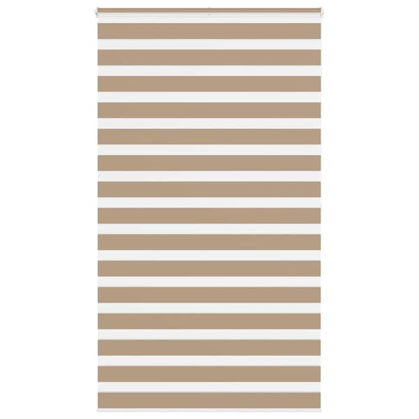vidaXL Zebra rullegardin, 135x200 cm, stofbredde 130,9 cm, polyester