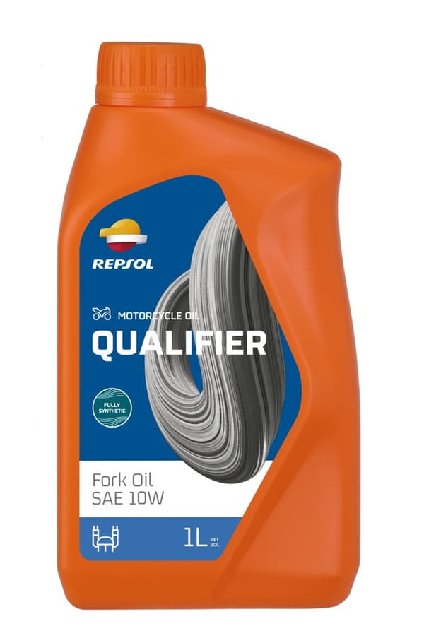 Repsol Qualifier Gaffelolie SAE 10W 1L til Støddæmperteleskoper