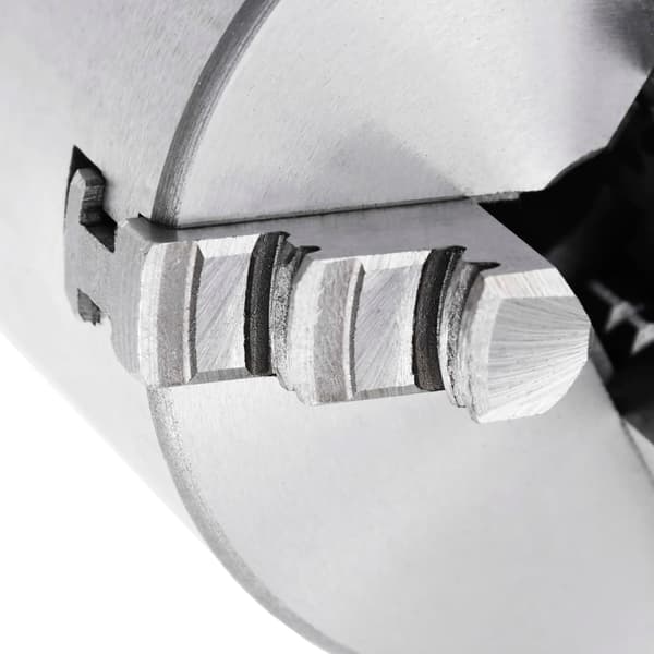 vidaXL Självcentrerande svarvchuck, 3 käftar, 100 mm, stål