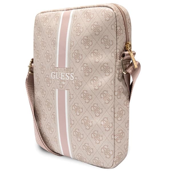 Guess Torba GUTB10P4RPSP 10-pak/lyserød 4G striber tablettaske