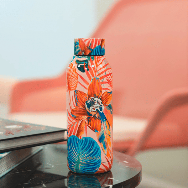 Quokka Solid - Termosflaska i rostfritt stål 510 ml (Orkidérosa)