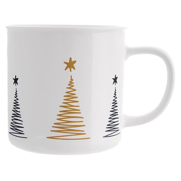 Keramisk krus Juletræ 500 ml
