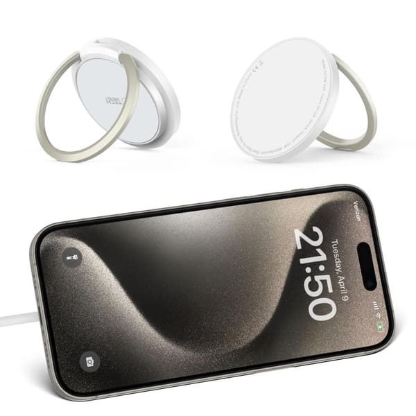 TECH-PROTECT QI15W-A33 MAGNETISK MAGSAFE TRÅDLÖS LADDARE VIT