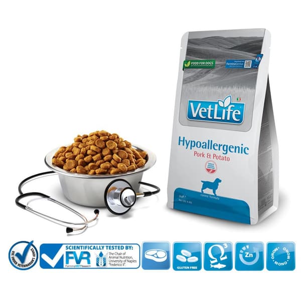 Farmina Vet Life tørfoder til hunde 2 kg svinekød
