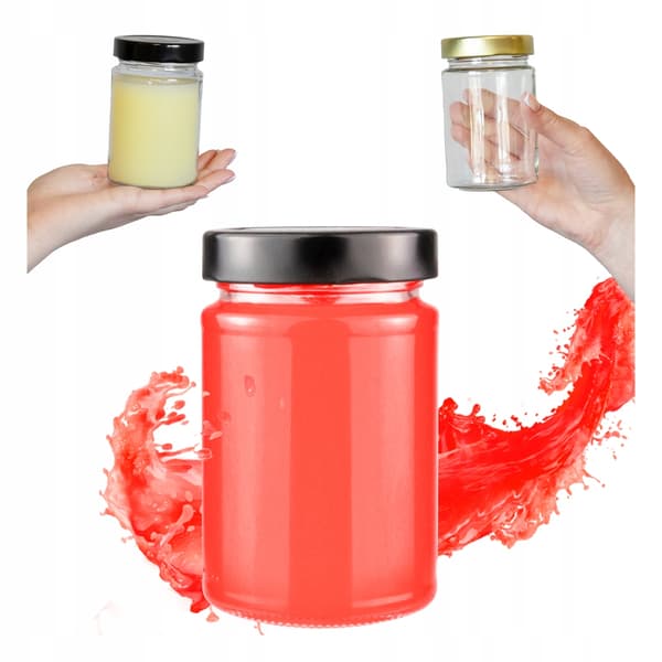 5x Atena-burk 330 ml + högt lock FI66 sylt honung present bröllop