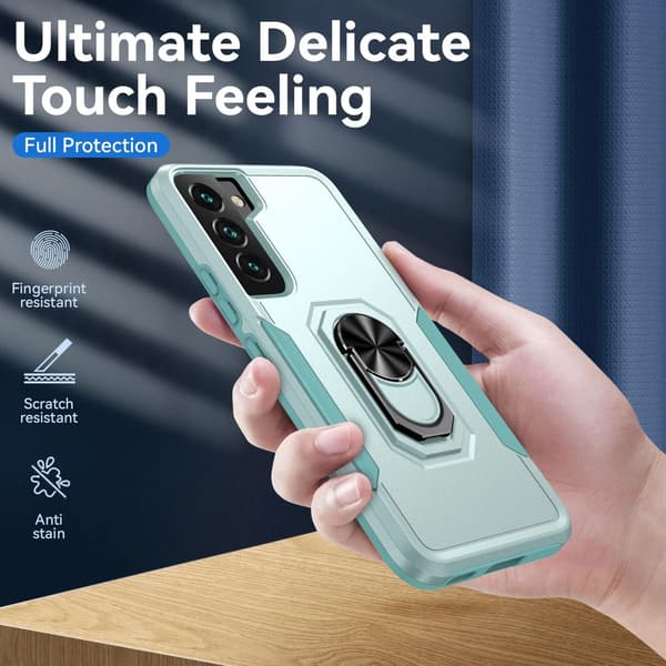 ETUI TIL SAMSUNG GALAXY S22/S22 5G GRØN MAGNET