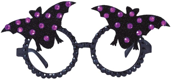 Halloween Flagermus Diamantbriller