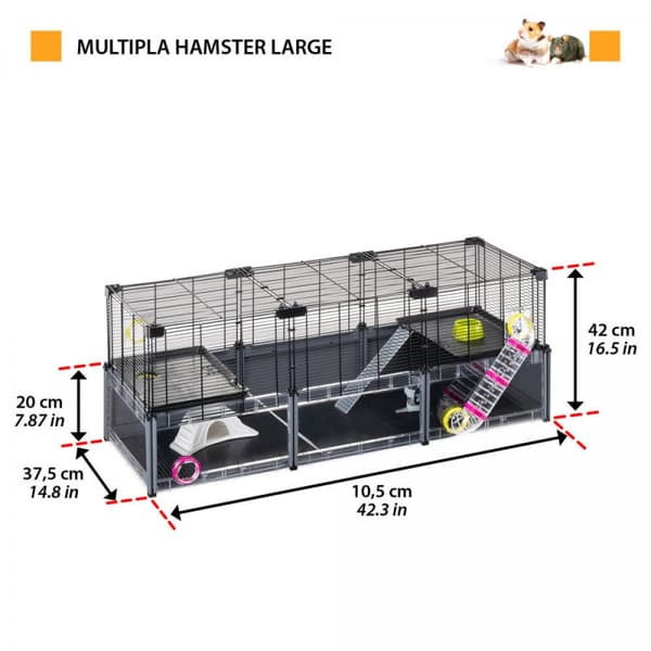 FERPLAST Multipla Hamsterbur Stor gnagare