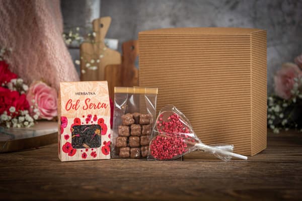 Gaveæske til Kvindernes Dag Valentinsdag te chokolade slik boks