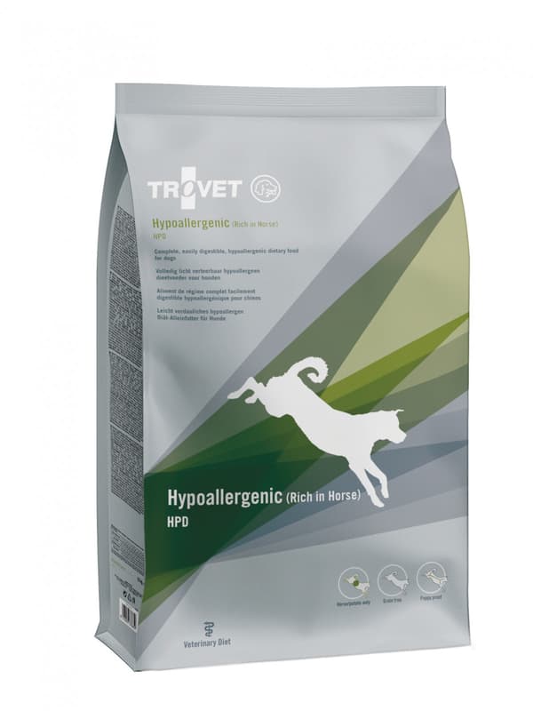 Trovet HPD 10 kg tørfoder til hunde med hestekød, glutenfri