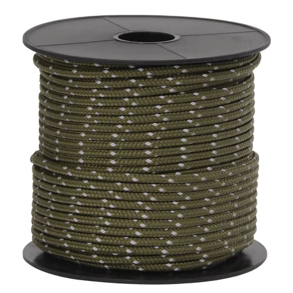 vidaXL teltreb med strammere, reflekterende elementer, 50 m, 4 mm